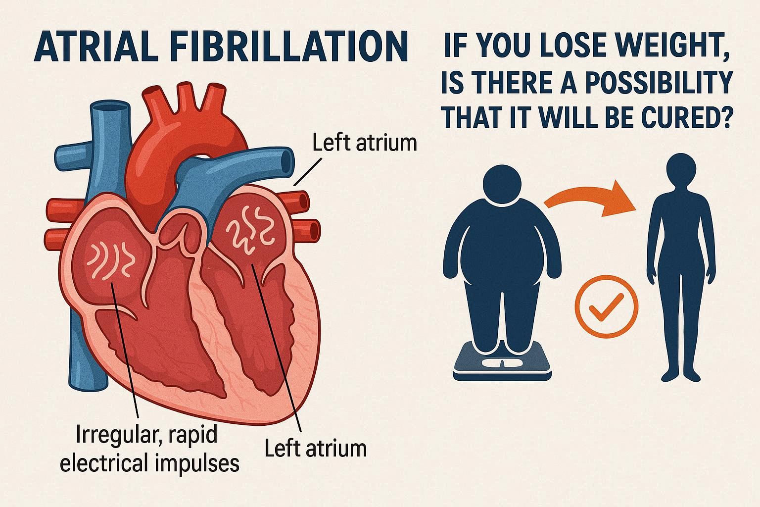 心房細動 痩せたら